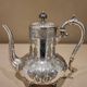 Antique silver-plated coffee pot – 19th century