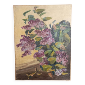 Bouquet de fleurs, huile