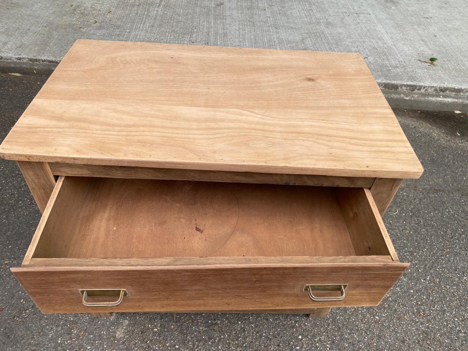 Renovated teak and veneer commode from the 1950s.