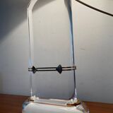Lucite and brass lamp from the 70s