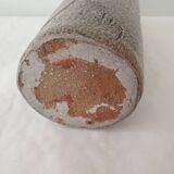 Ceramic cylinder vase signed Jean Claude Monange
