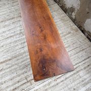Paire de bancs noyer 1900