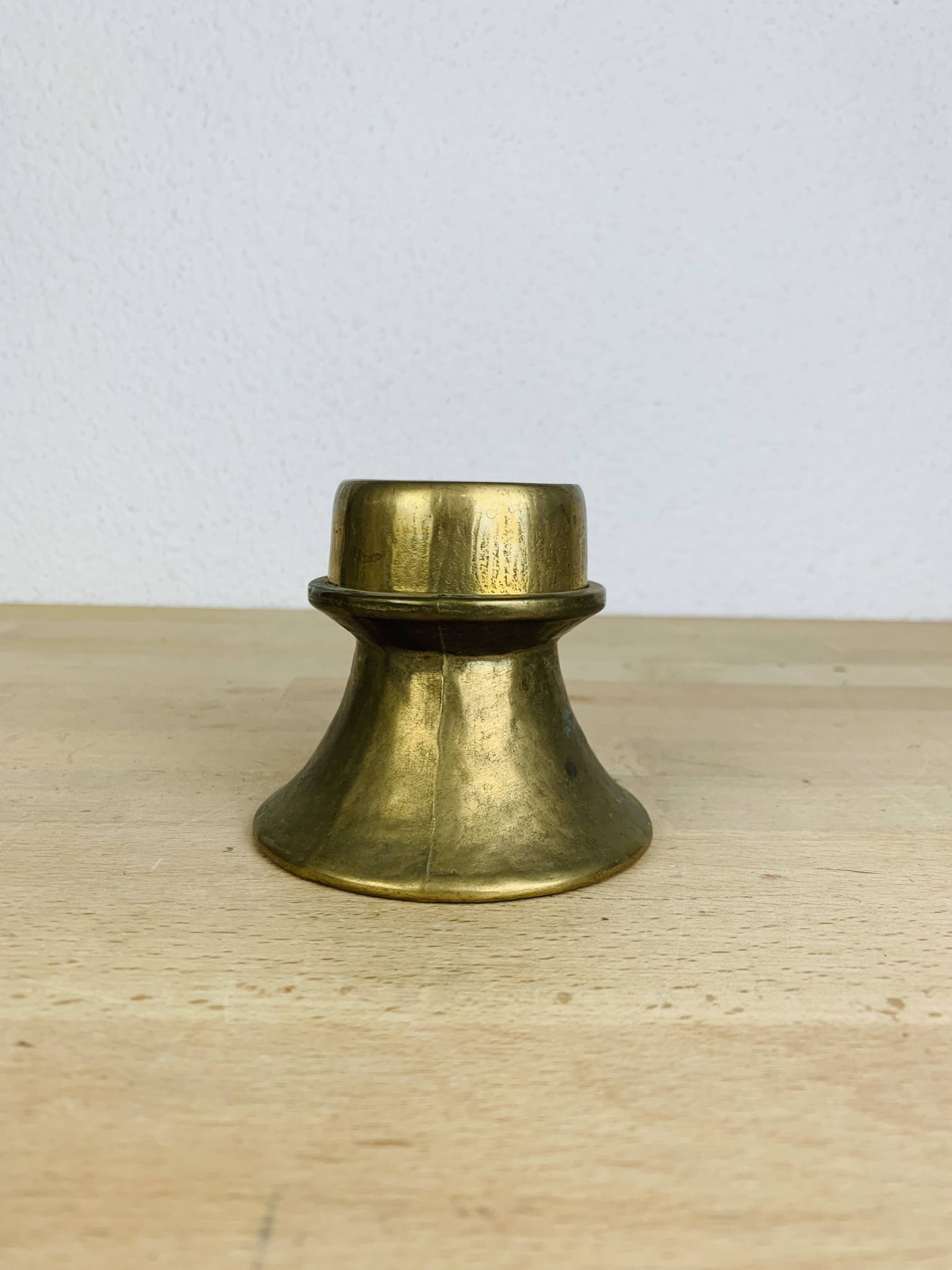 Bougeoir laiton doré style scandinave, vintage