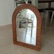 Vintage woven rattan mirror 60*43cm 60s/70s