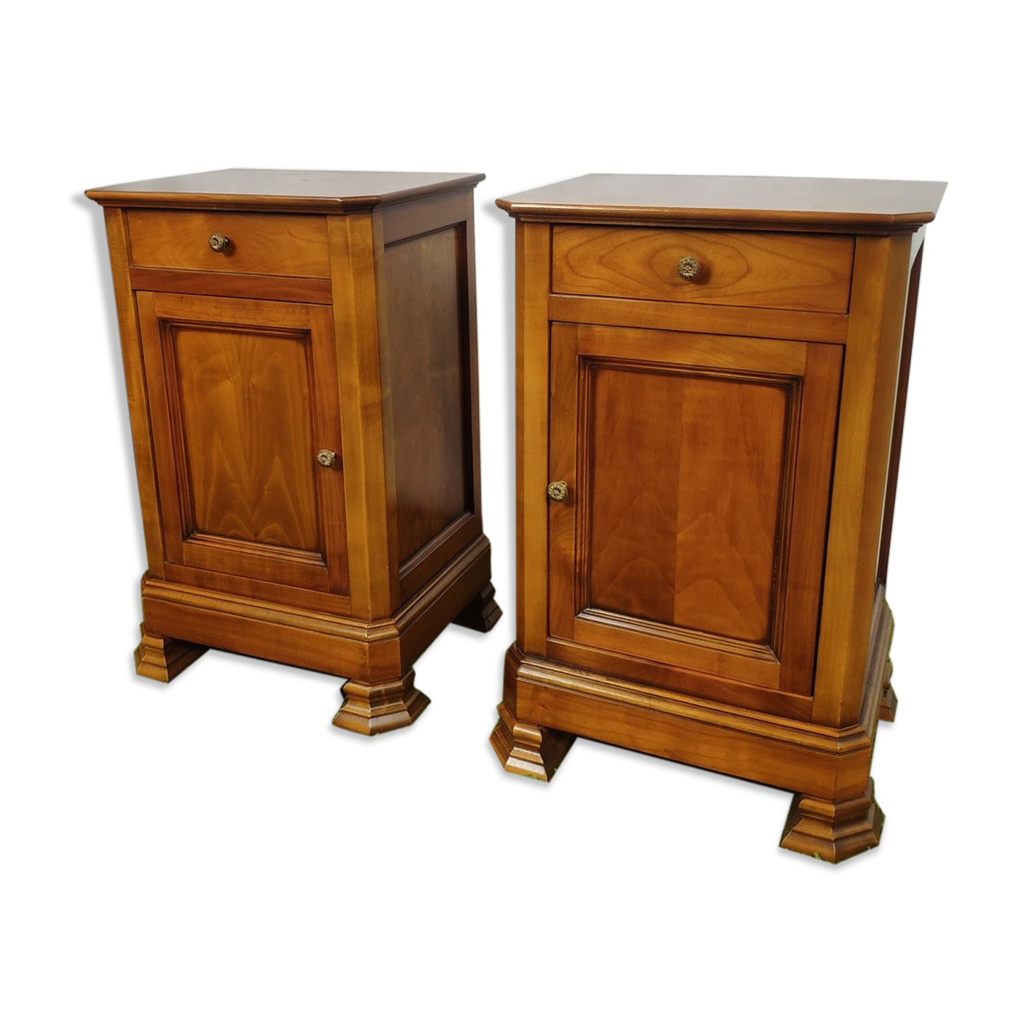 Philippe louis style bedside pair
