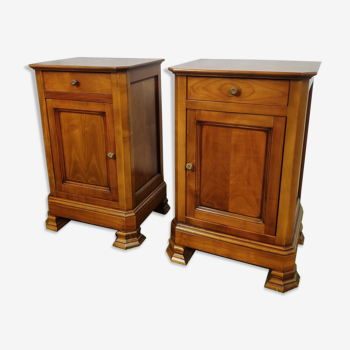 Philippe louis style bedside pair