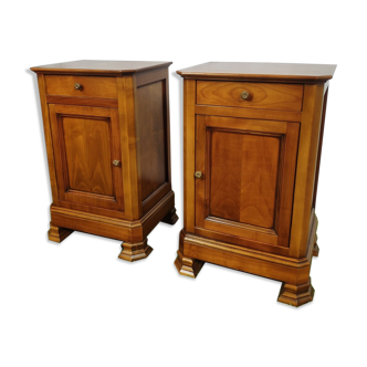 Philippe louis style bedside pair