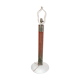 Steel and solid glass lamp from the 40s/50s