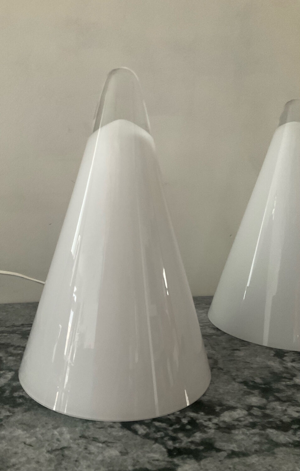 Pair of Teepee lamps, Ilu edition from the 80s-90s.