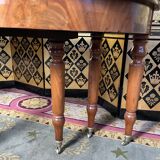 Louis Philippe half-moon dining table with 8 extensions 430 cm