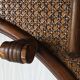 Vintage bamboo wall coat rack