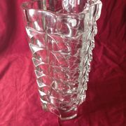 Vase en verre art deco vintage