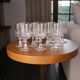 11 wine glasses, "Louvre" model, Cristal d'Arques