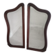 Bevelled mirror diptyque