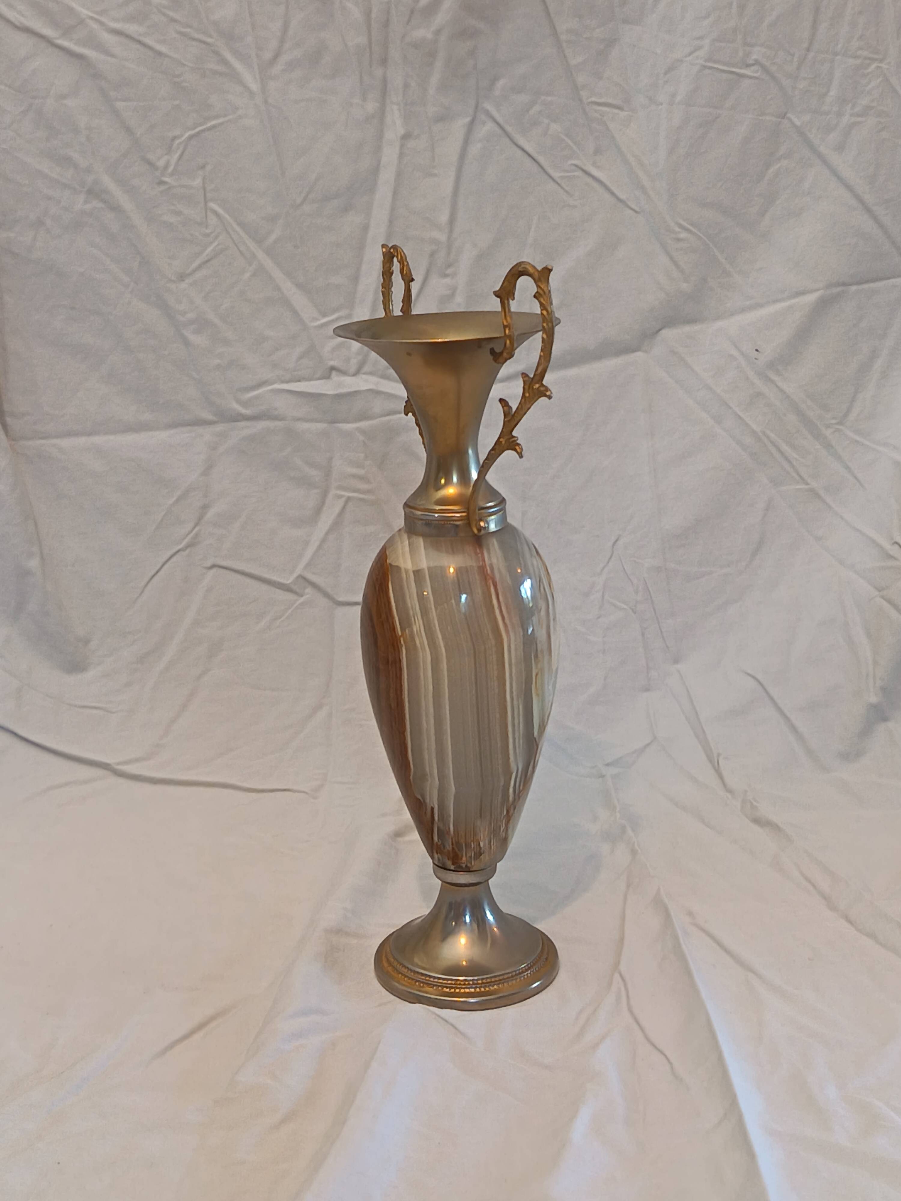 Vase en onyx Vintage.