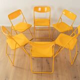 6x chaises pliantes Ted par Niels Gammelgaard