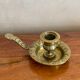 Brass hand candlestick