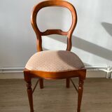 Louis Philippe Round chair with upholstered seat - Ventoux Collection