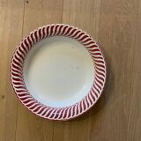 Round hollow flat model Jacquot Faience Digoin Sarreguemines