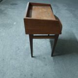 Scandinavian teak bedside table (2 available)