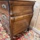 Regency period commode – Solid walnut – Chiselled gilded bronze