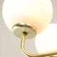 Mid-century Upward Sputnik Golden Chandelier, 60s