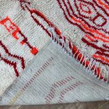 Handmade moroccan berber rug 250 x 147 cm