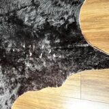 Brown cowhide rug, 2.30m