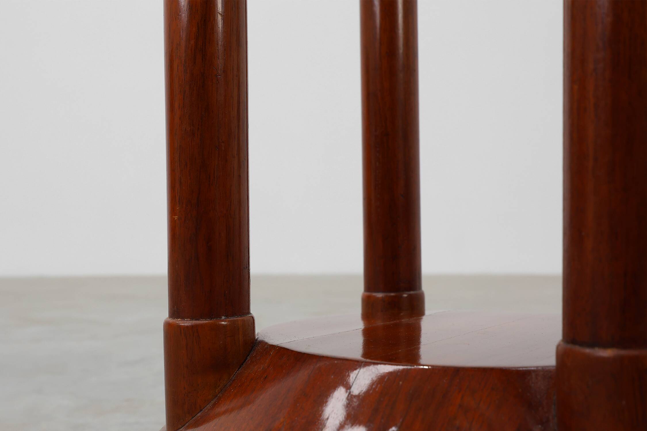 Vienna secession pedestal in wood and copper, Austia ca. 1910
