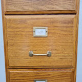 Meuble classeur en chêne des années 60