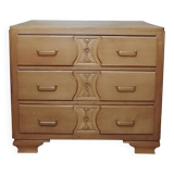 Oak chest of drawers