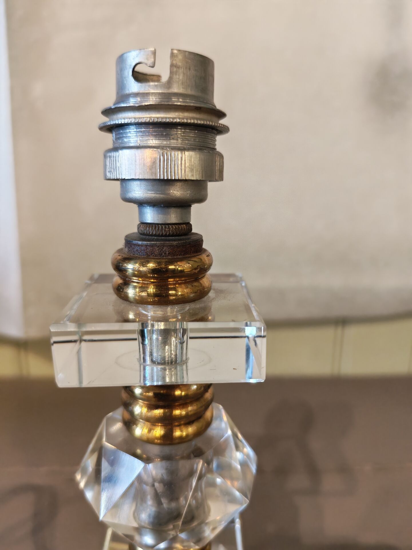 Art Deco style Adnet lamp base