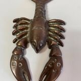 Brass lobster bottle opener