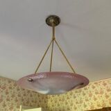 Art deco glass pendant lamp