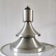 Pied de lampe en aluminium design années 70