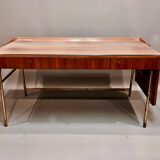 Modular desk rosewood and brass  1950
