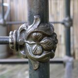 Iron and brass bed