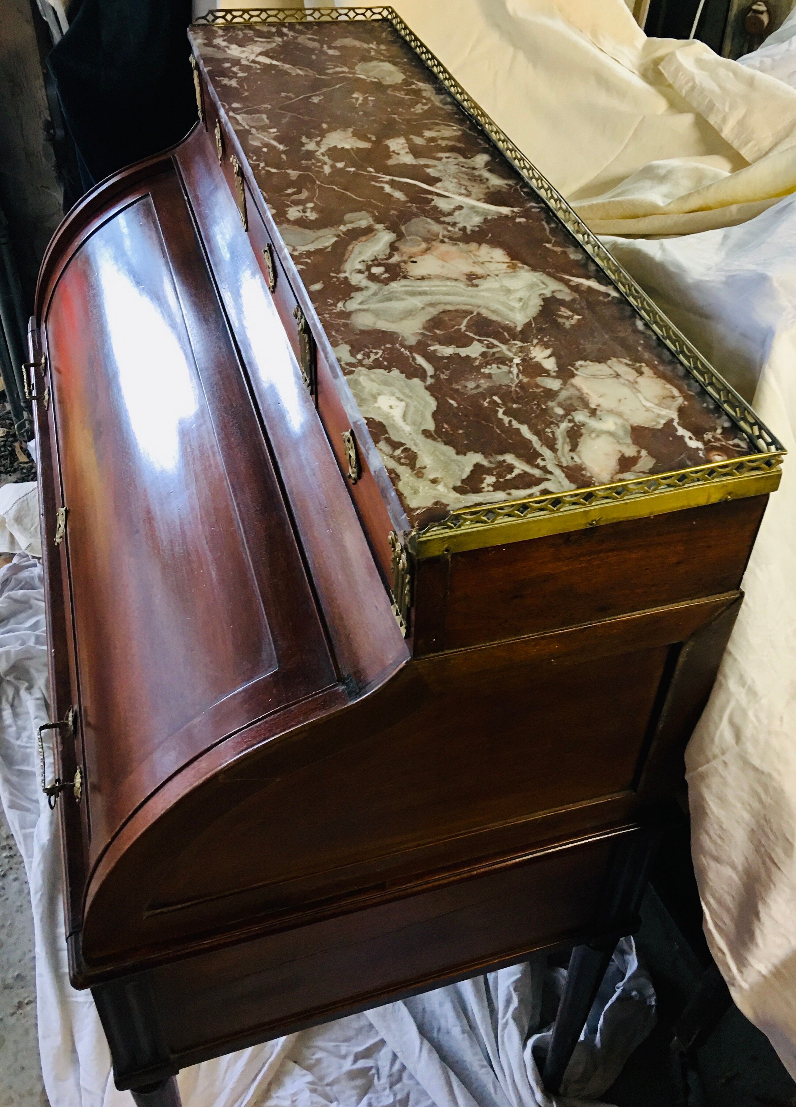 Napoleon III cylinder desk