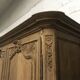 Large stripped oak wardrobe
