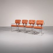 Italian Tucroma chairs by Guido Faleschini for i4 Mariani, 1970