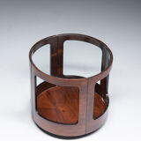 Round side Table in Jacaranda, Novo Rumo, Brazil, 1960's