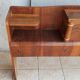 Cozy Art Deco headboard in burr walnut