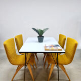 Vintage Dutch design dining chairs 'C.J. van Os' Culemborg