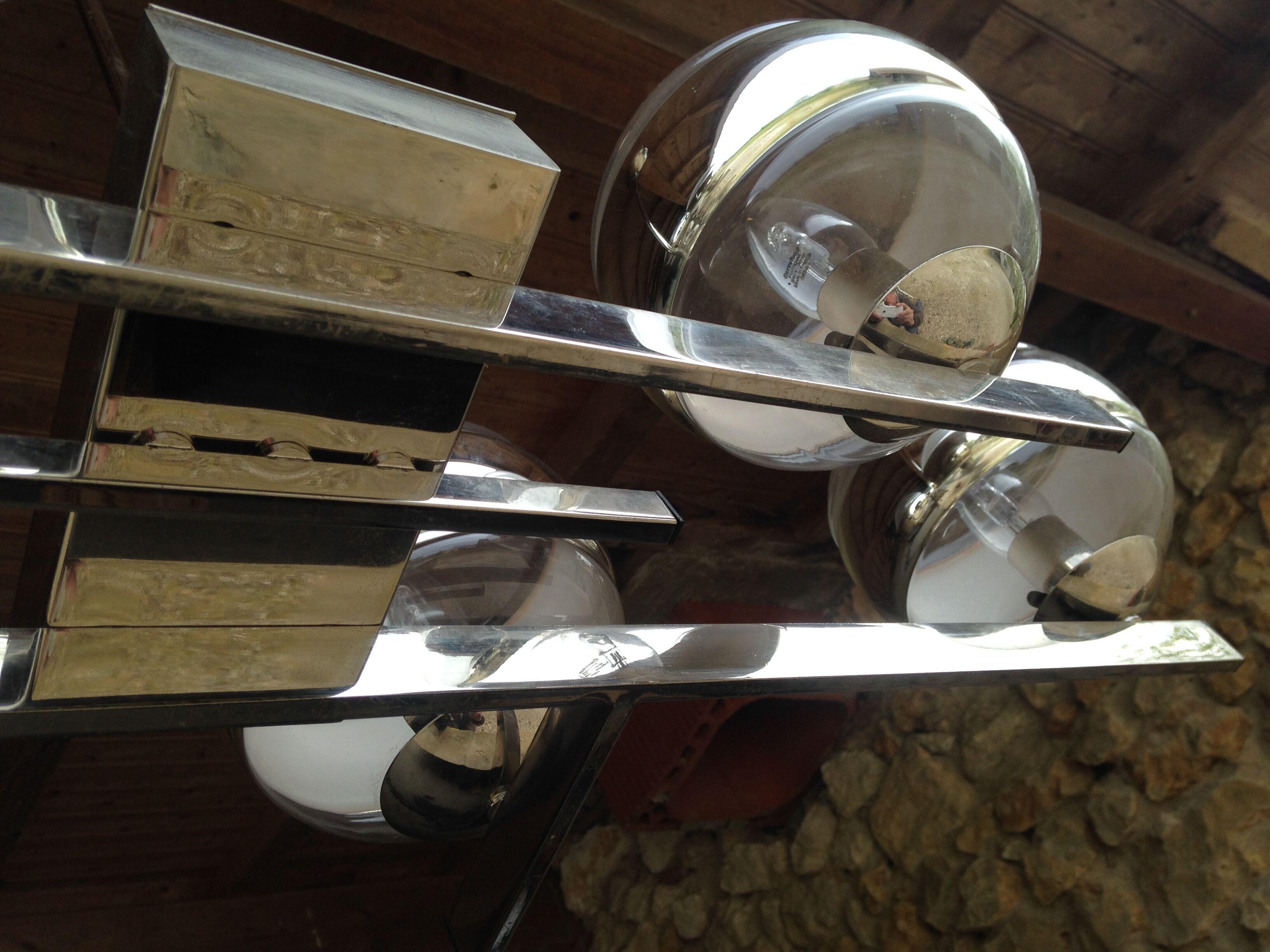 Italian chandelier, vintage 70