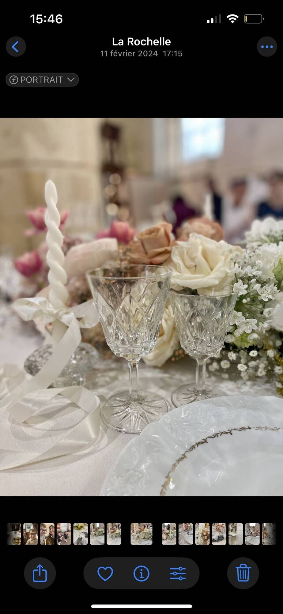 Lot de 6 verres à eau VMC de Reims