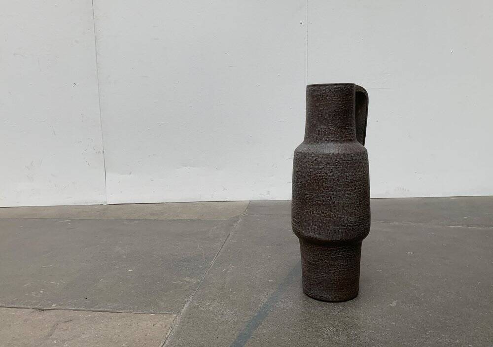 Vintage German Footed Vase in Ceramic by Karlsruher Majolika