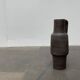 Vintage German Footed Vase in Ceramic by Karlsruher Majolika