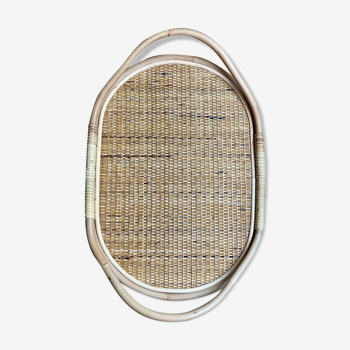 Rattan and caning tray