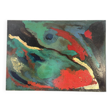 Modern abstract signed Canto 2017