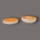 Set of 8 vintage Salins plates – Deauville Corail model
